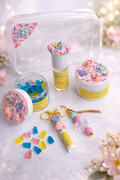 Trio Bloom Kids Self-Care Gift Set – Body Mist, Lotion, Lip Balm & Gummy Soap