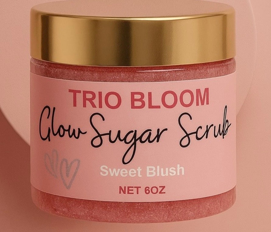 Trio Bloom Glow Sugar Scrub (6 oz)