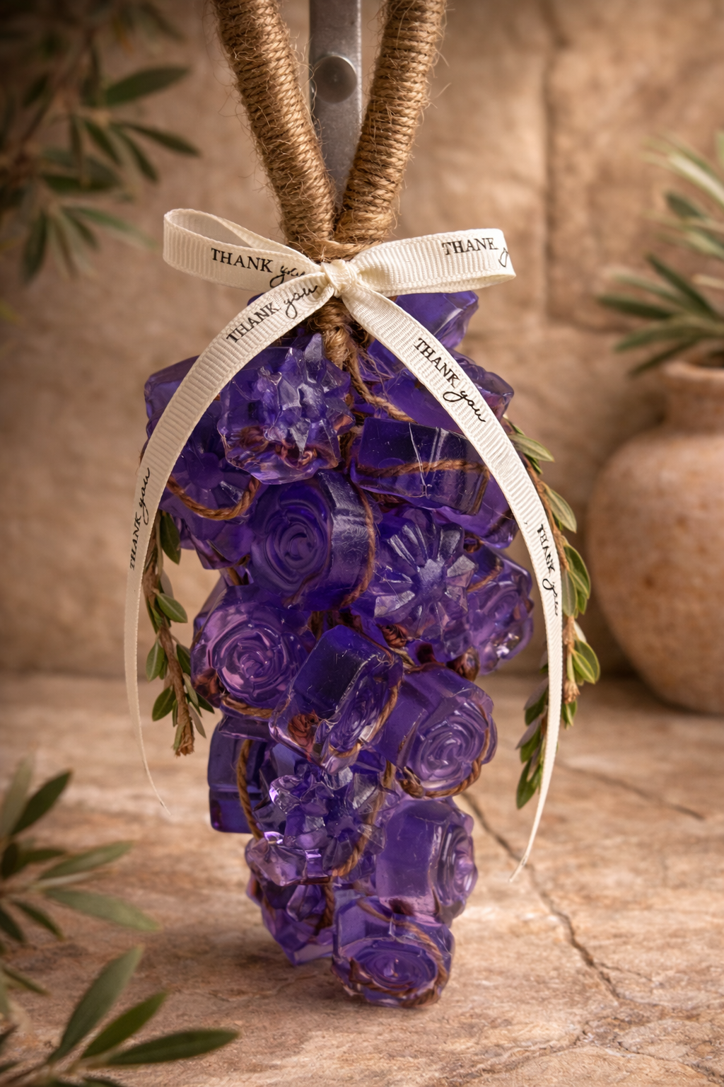 Lavender Driftwood Soap Cluster 💜