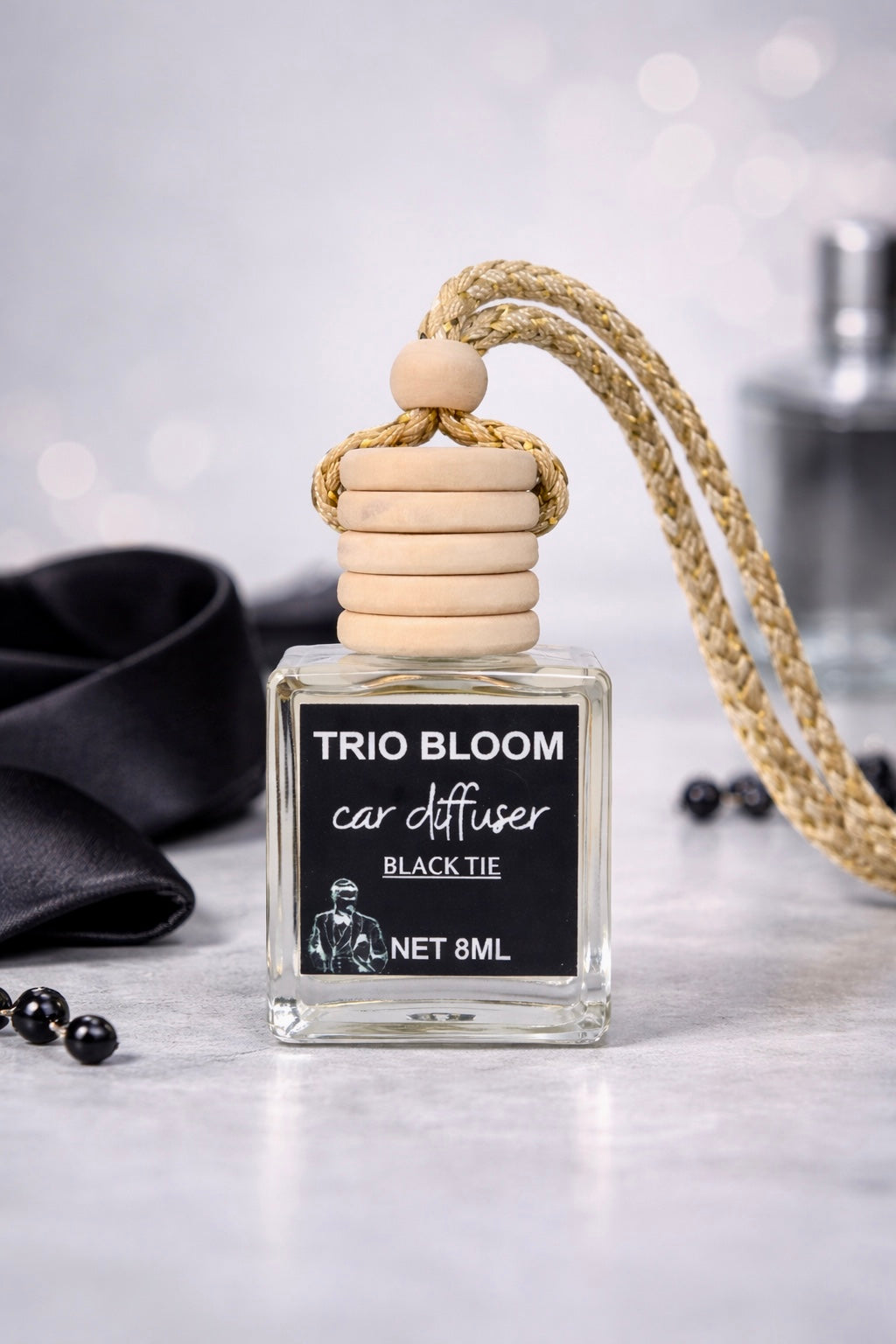 🌿 Trio Bloom Car Diffuser – Luxury Scents Collection