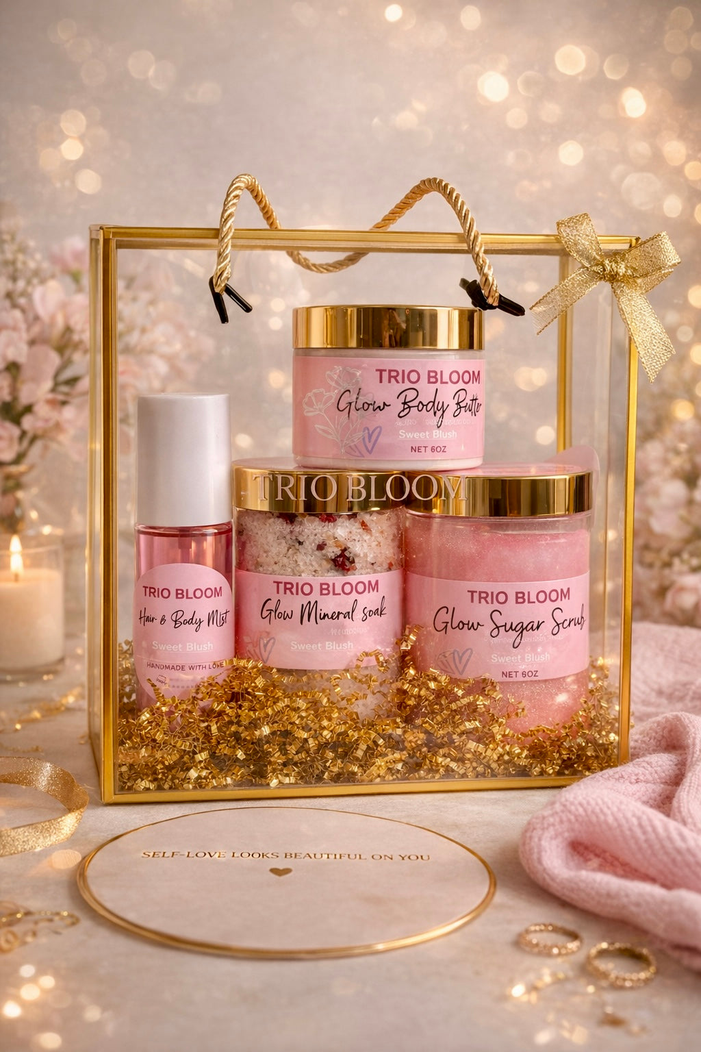 Trio Bloom Self-Care Gift Set ✨